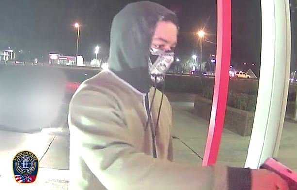 Teen accused of robbing victim at gunpoint near Franklin bank    