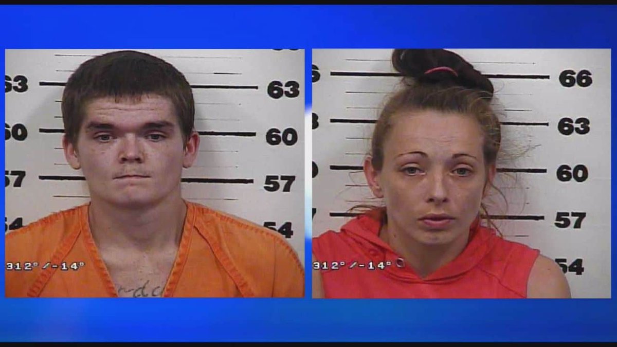 Two people were arrested and 22 marijuana plants discovered after a call about a child shooting fireworks led to an investigation.