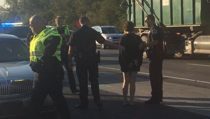 Police tell both the man and woman taken into custody are armed robbery suspects. LaVergne Police Officer spotted car and followed them until they pulled over