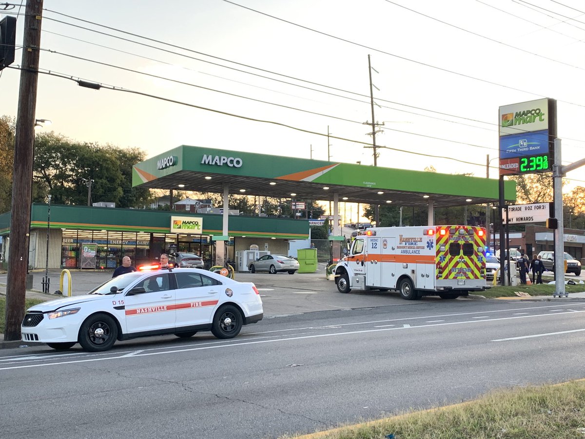 Metro police are on the scene of a deadly stabbing outside of the MapCo at E. Thompson Lane and Murfreesboro Pike.  One man dead. 