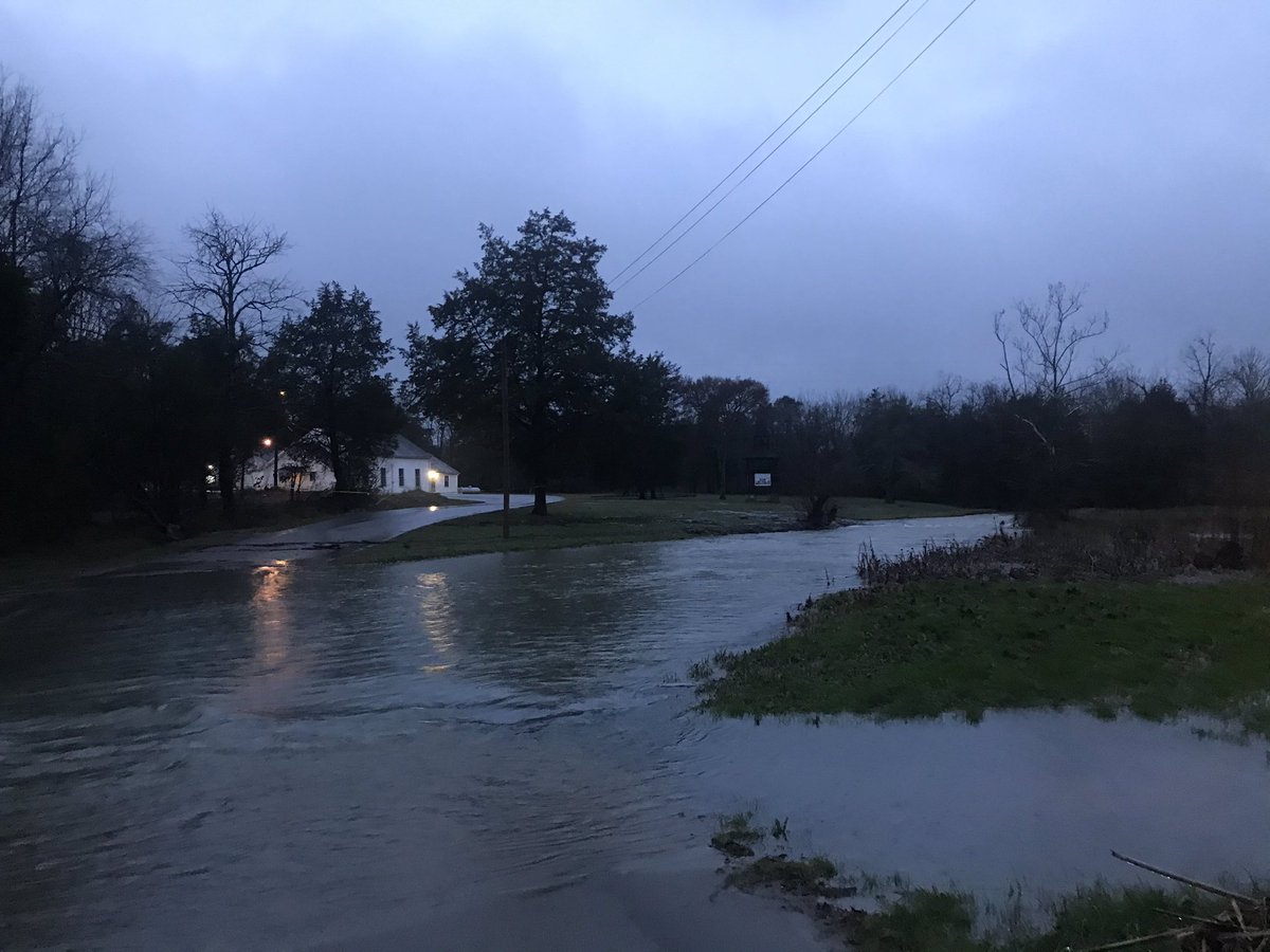 Rocky Fork Creek has risen significantly since we got here 