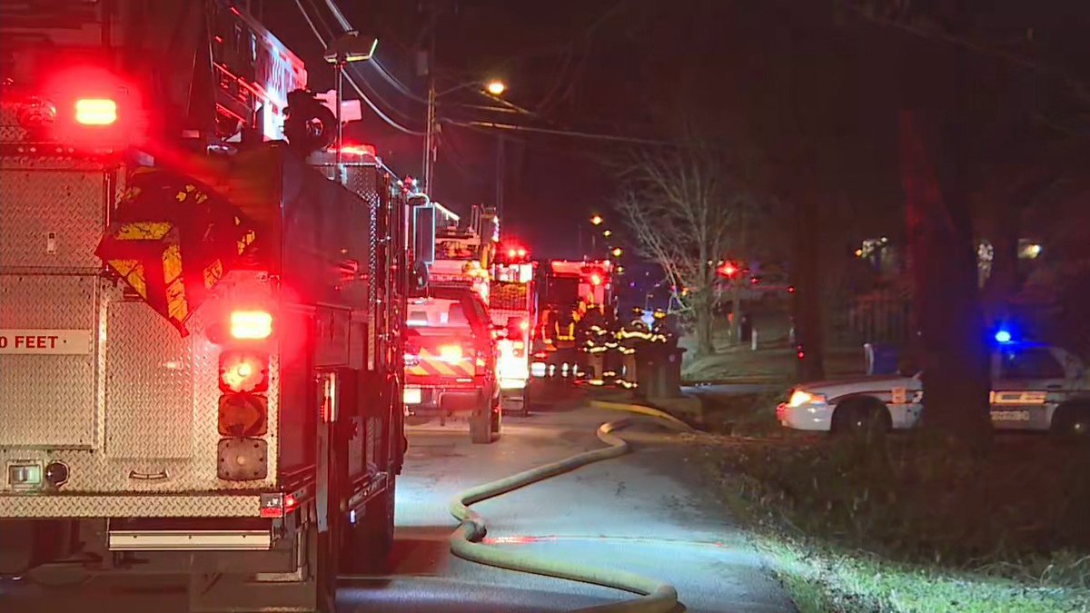 The  ChattFireDept sent at least 8 fire trucks and a squad of firefighters to a house fire on Givens Road Thursday night.