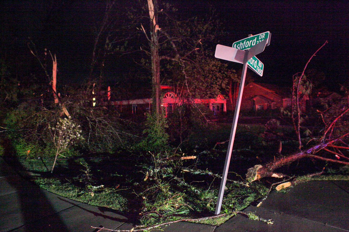 Chattanooga Some photos of the tornado damage overnight near Shallowford Road and Ashford Road