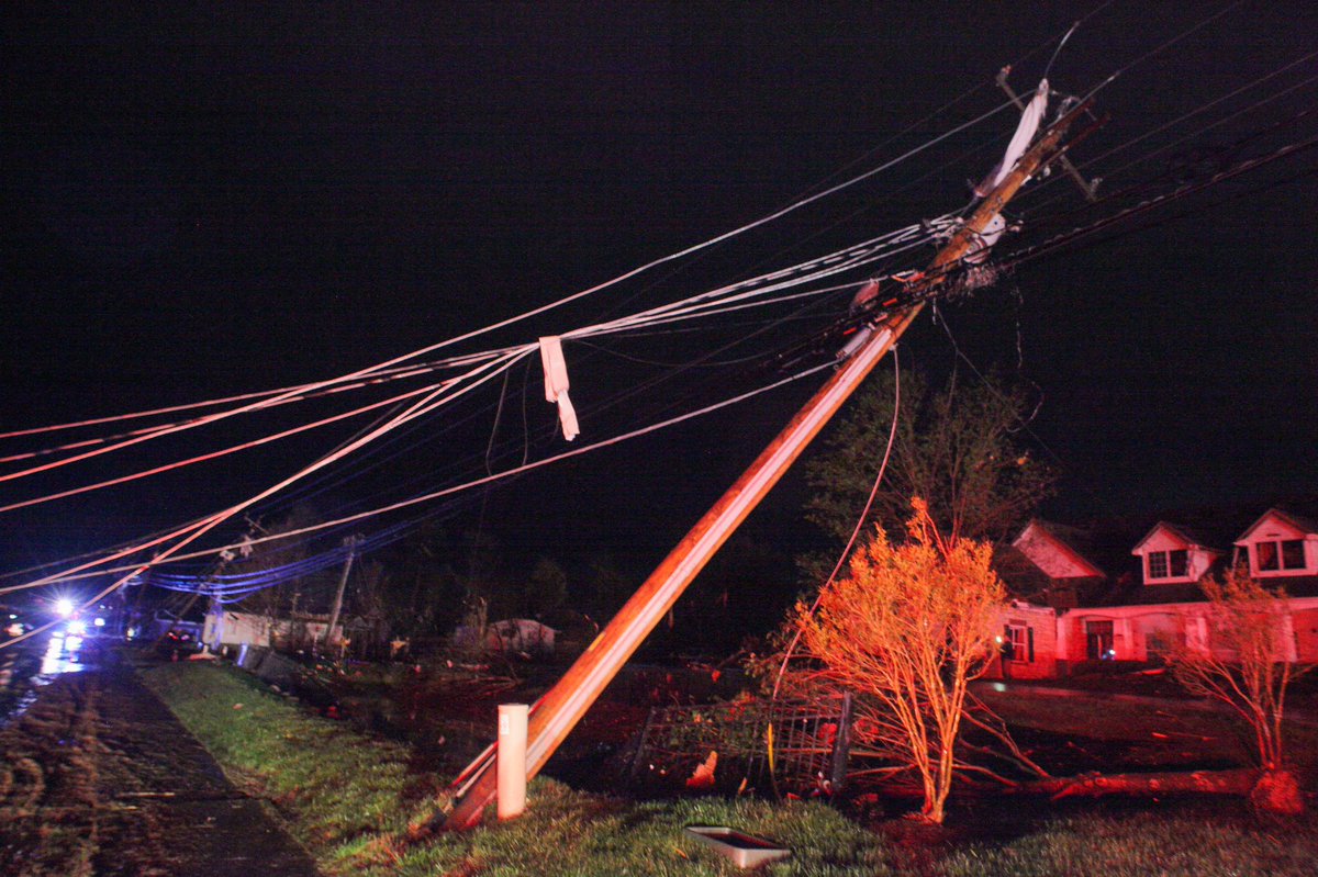 Chattanooga Some photos of the tornado damage overnight near