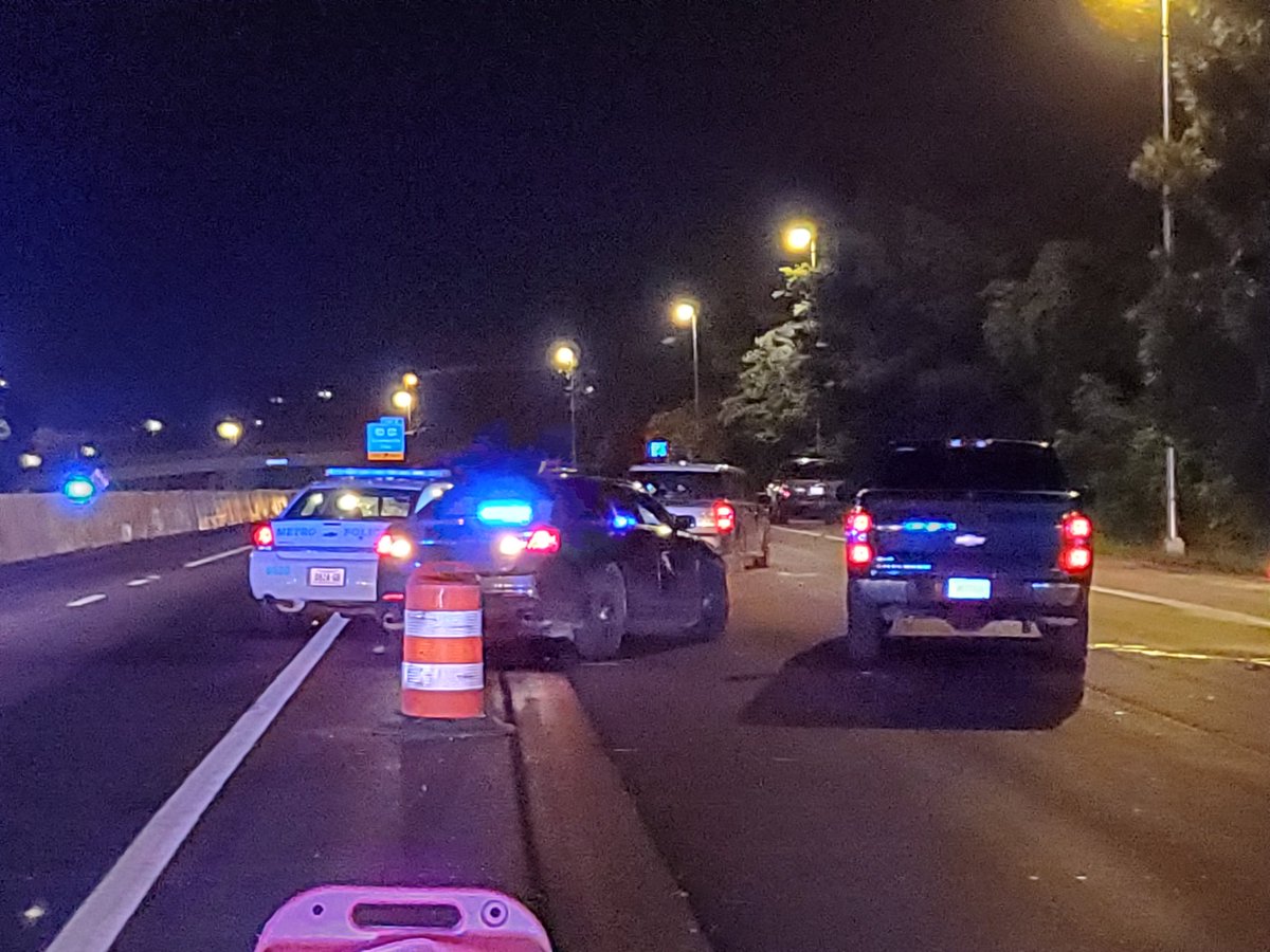 The gunman..led officers on a pursuit through parts of North Nashville, shooting at an officer who tried to spike his tires. The pursuit ended on I-440 east near Nolensville Pk. The gunman & officers exchanged shots. He is deceased at the scene