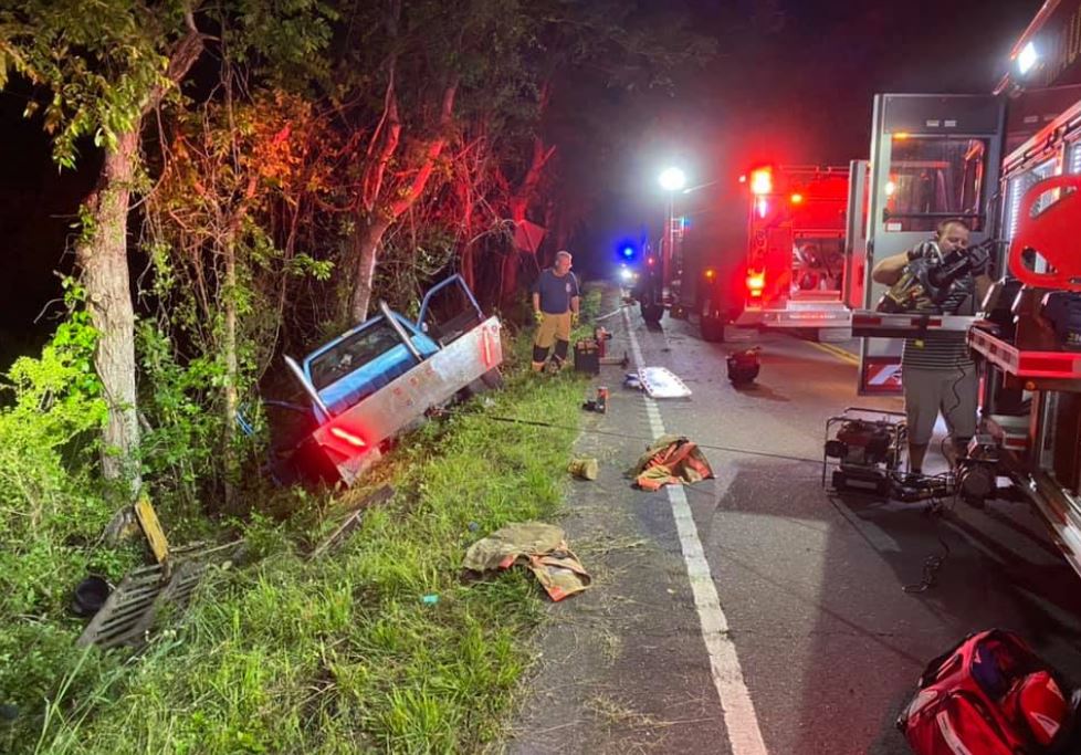 New pictures from the Maury County Fire Dept show the destruction after a horrible crash on Culleoka Hwy. A passerby saw it and helped rescue the person trapped. The driver is seriously injured but will survive. 