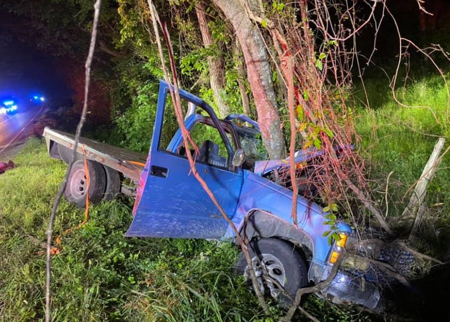 New pictures from the Maury County Fire Dept show the destruction after a horrible crash on Culleoka Hwy. A passerby saw it and helped rescue the person trapped. The driver is seriously injured but will survive. 