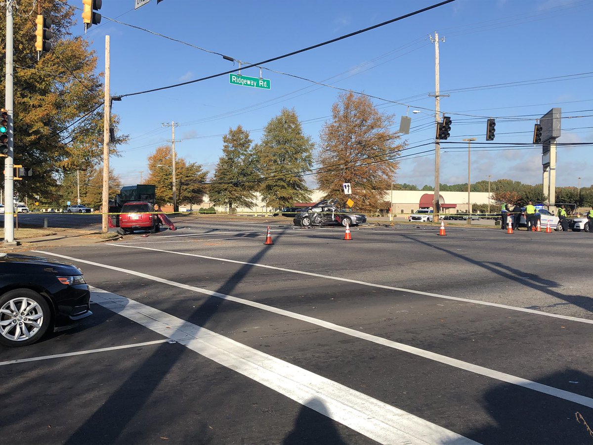 Accident at Winchester and Ridgeway. Two cars involved and a grabage truck. MPD says one of the vehicles ran under the grabage truck. Unclear looking at the scene which vehicle it was. One person was rush to the hospital with life threatening injuries and another person