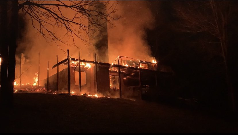 NFD and @GoodFire41 crews are working a residential fire at the 1400 block of Baker Road in Goodlettsville. The home is fully involved and crews are working defensively to put the fire out. The occupants of the home are out safely. The street will be blocked for several hours