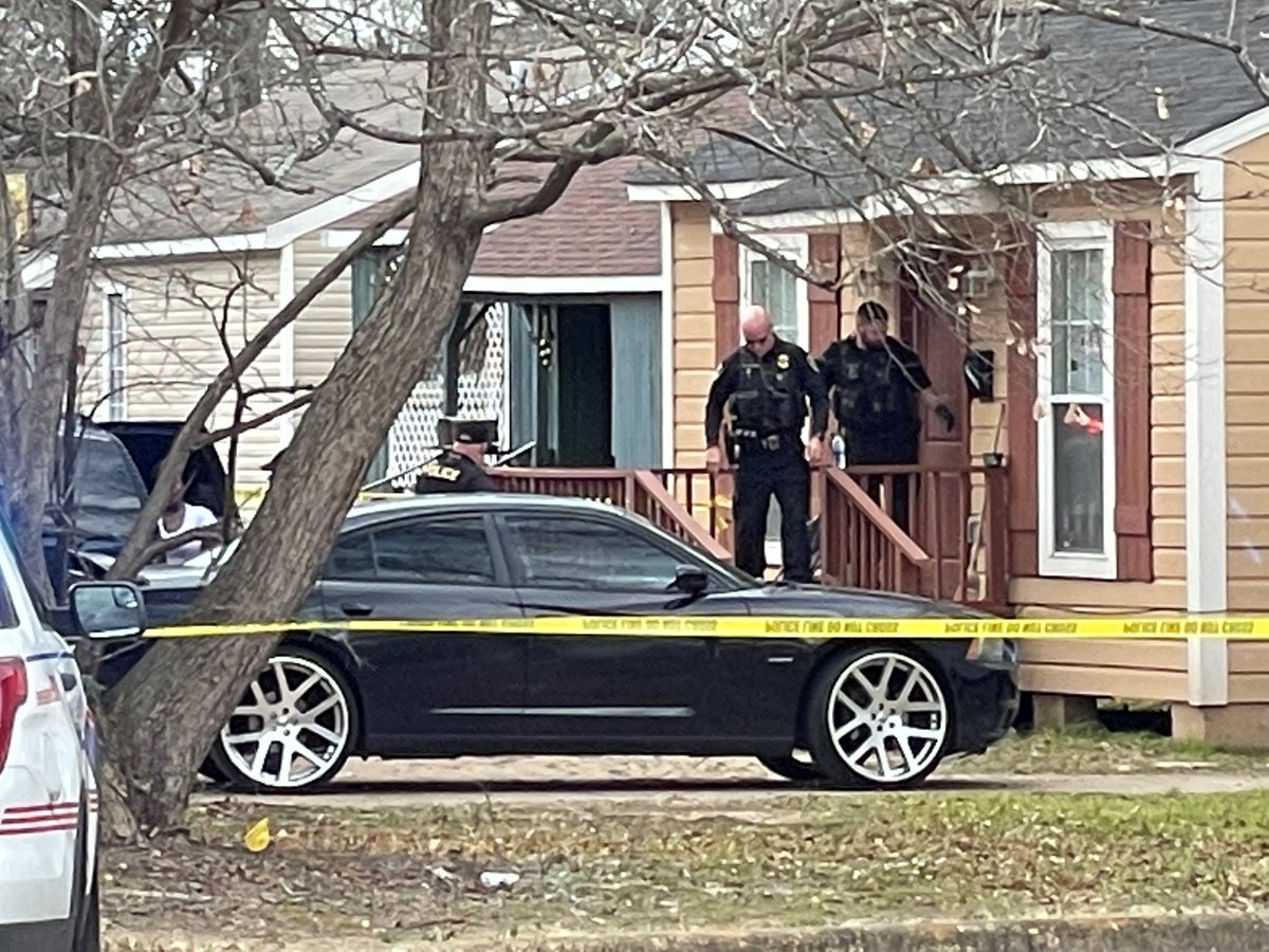 Police responded to the scene of a shooting on Mansfield Road near Westover Road and Morningside Drive