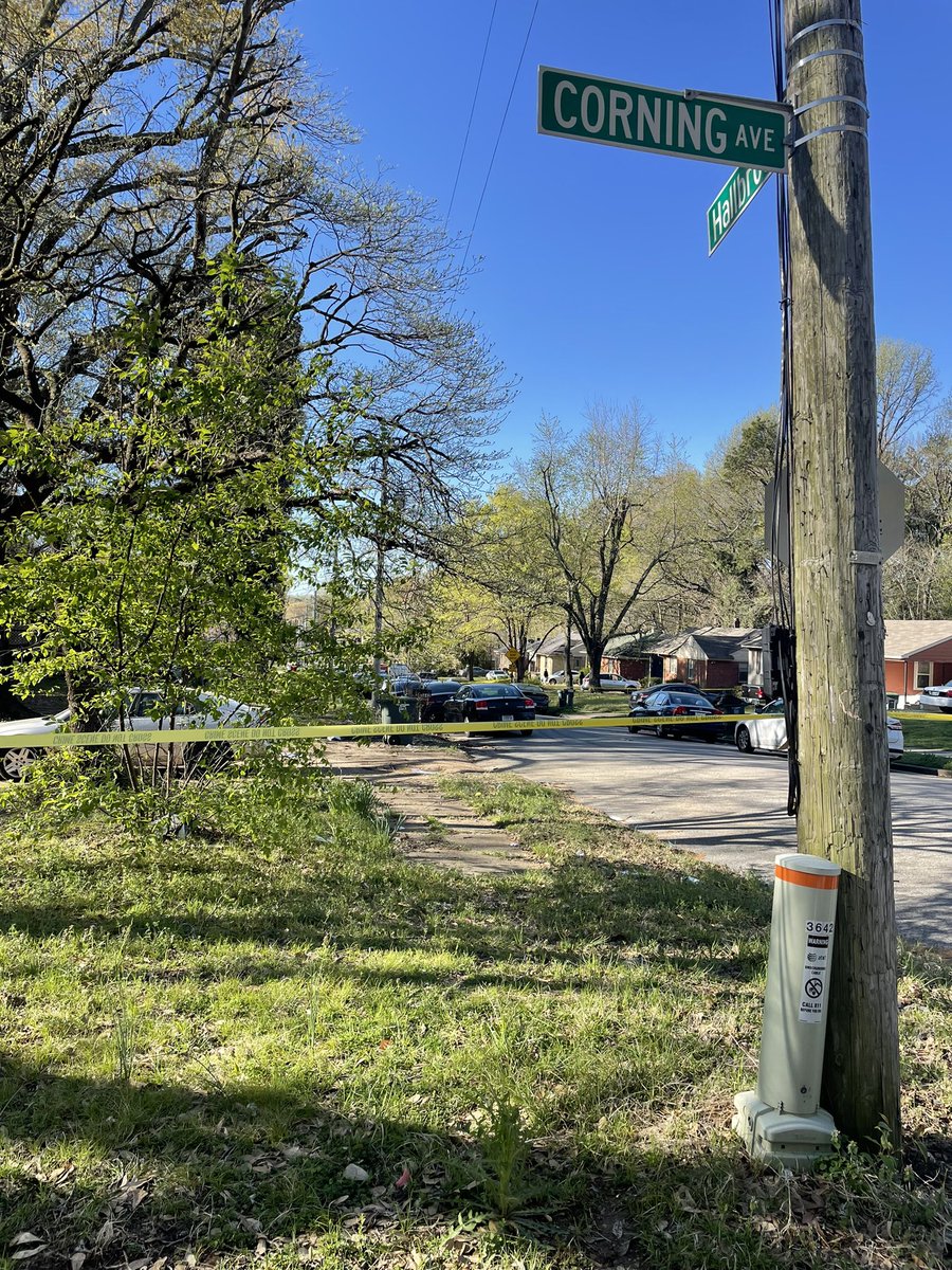 Shooting investigation underway at Corning and Hallbrook in Frayser. 