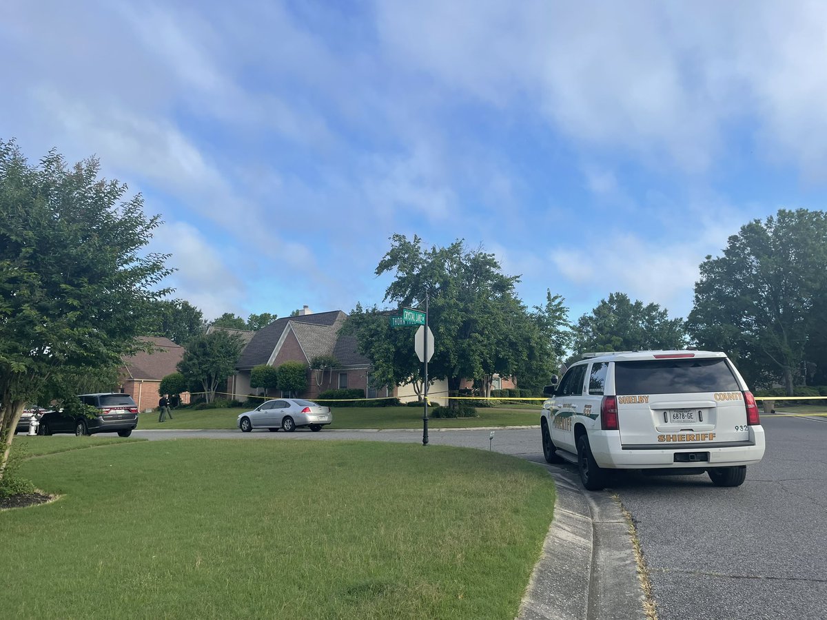 Shelby Co. Sheriff's Office investigating a homicide at a home on Thorn Tree Ln. and Crystal Lake Dr. in E. Shelby Co. gated subdivision.  One dead, another taken to hospital.