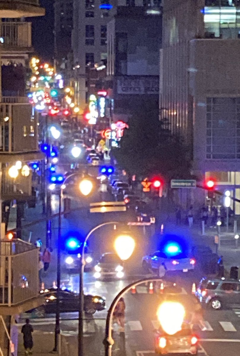 Bomb squad responding to incident in downtown Nashville  Tennessee. Police are responding to a bomb threat with multiple reports of building and business evacuations, possible bomb threat at FGL house, street also blocked Bomb squad en route