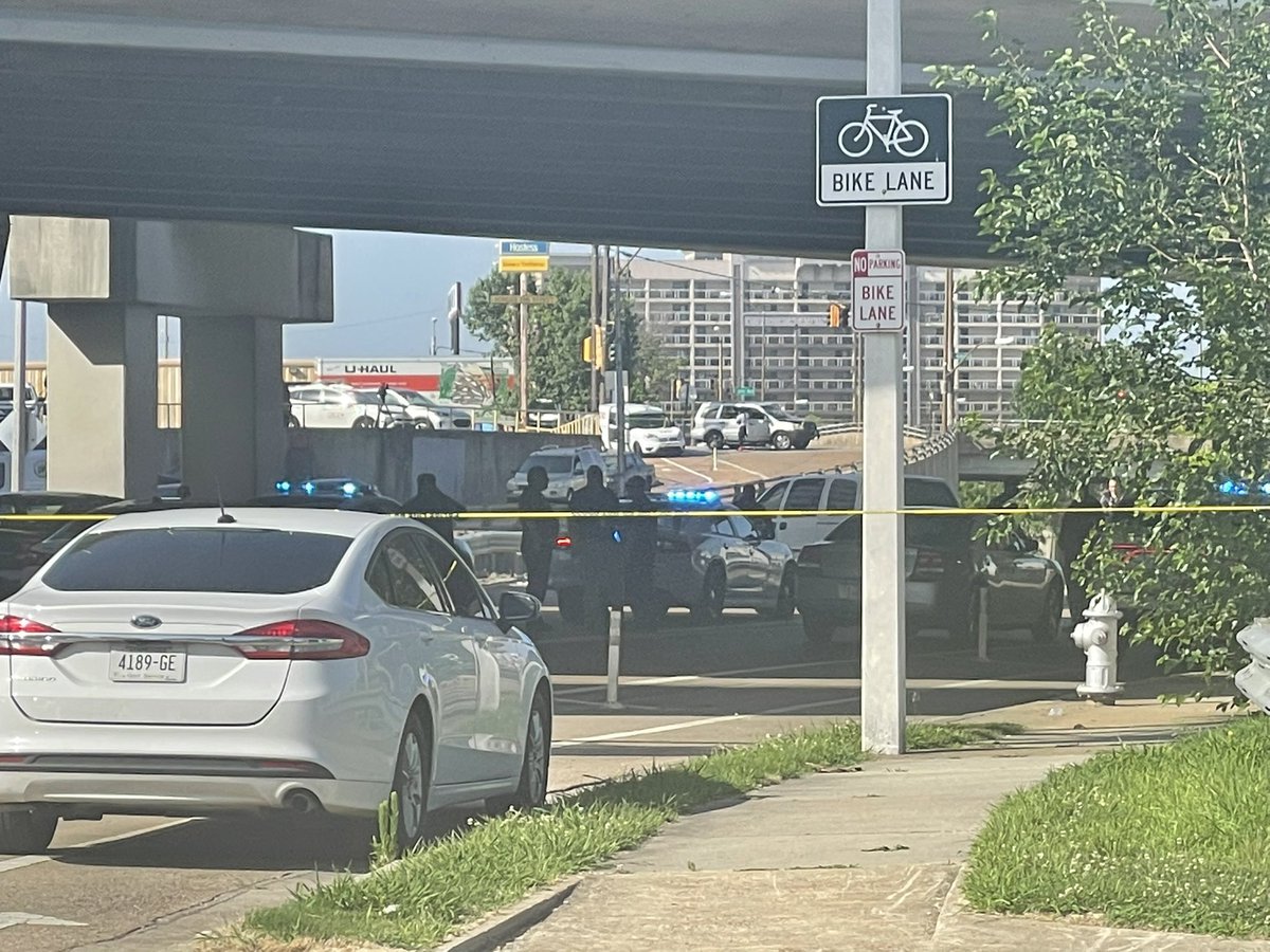 Deadly shooting at Danny Thomas and Madison downtown. South bound lanes of Danny Thomas closed at Madison for investigation. 