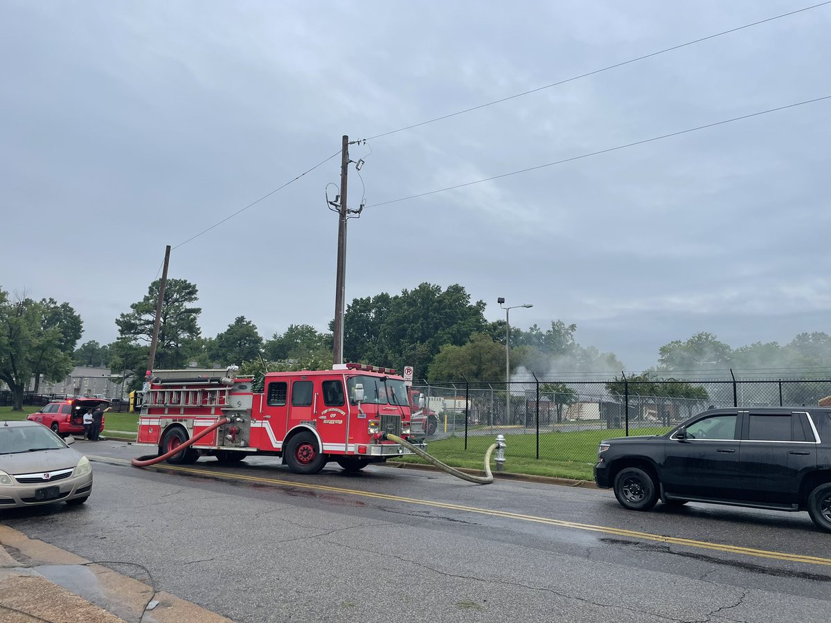 Fire at Peppertree Apartments in Whitehaven. MFD says flames engulfed leasing office, no apartment units involved. 