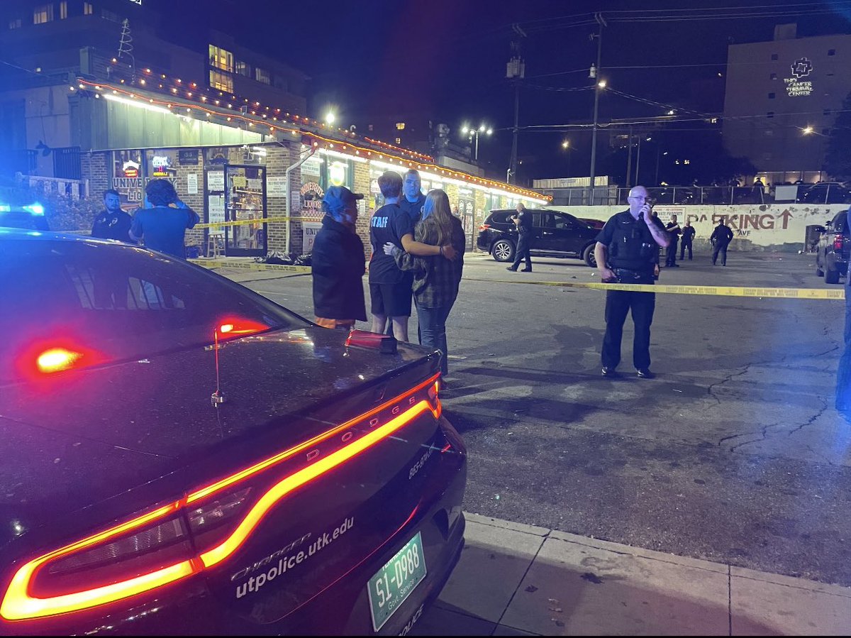 Dispatch officials confirm there was  a shooting along Cumberland Ave where thousands of Vol fans have been celebrating tonight's game against Alabama.  