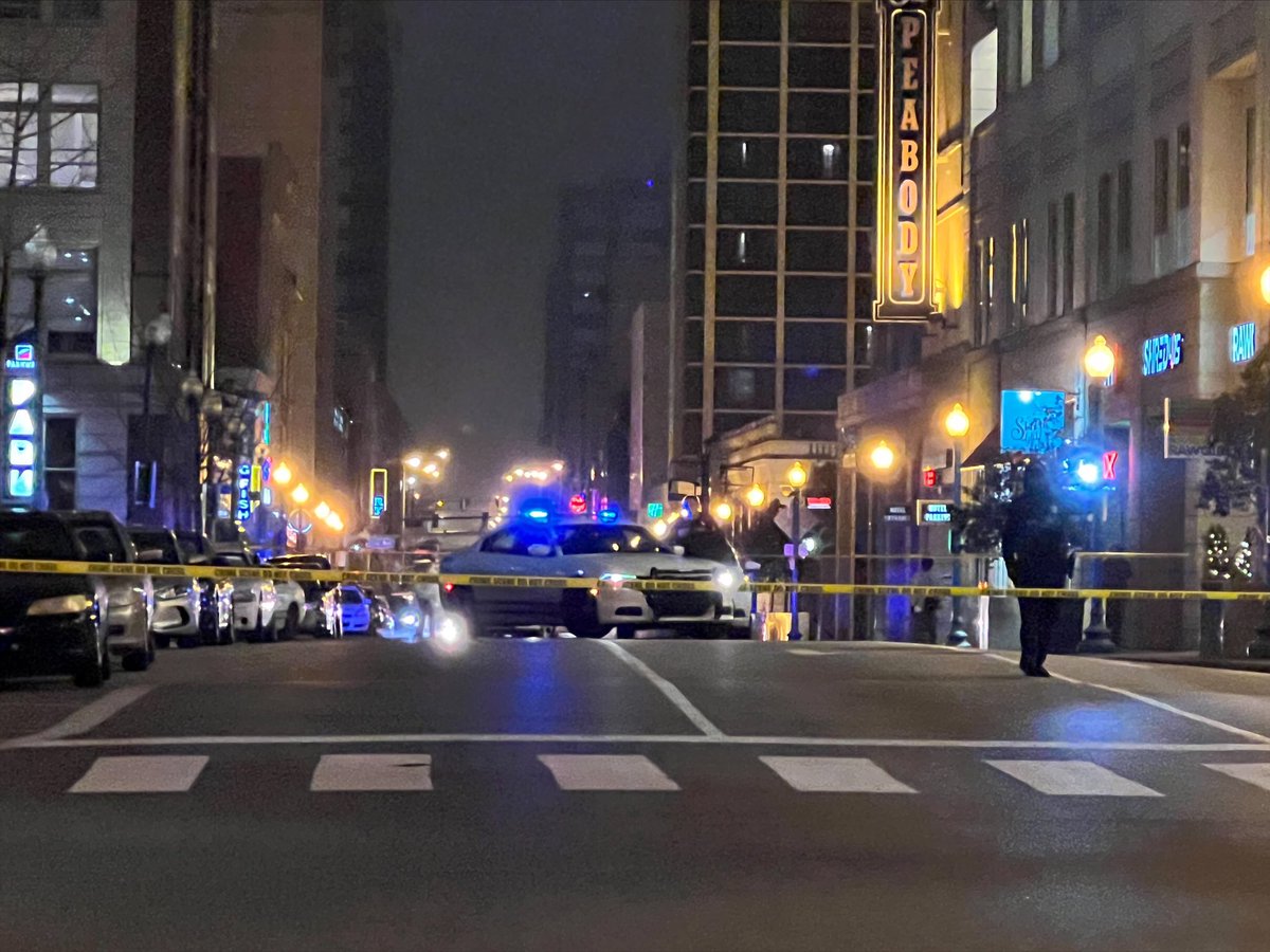 Memphis Police investigated a shooting at Peabody Place and Second Street in downtown Memphis Saturday night. MPD says one person was shot, they should be OK. No suspect info