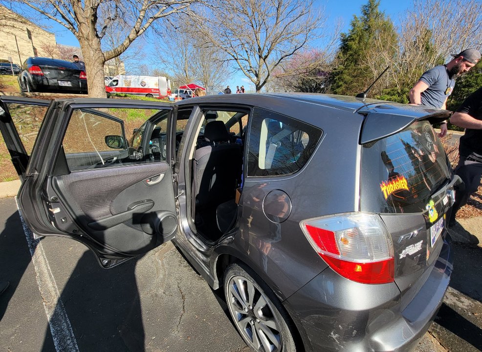 Active shooter Audrey Elizabeth Hale, 28, drove this Honda Fit to the Covenant Church/school campus. Detectives searched it and found additional material written by Hale