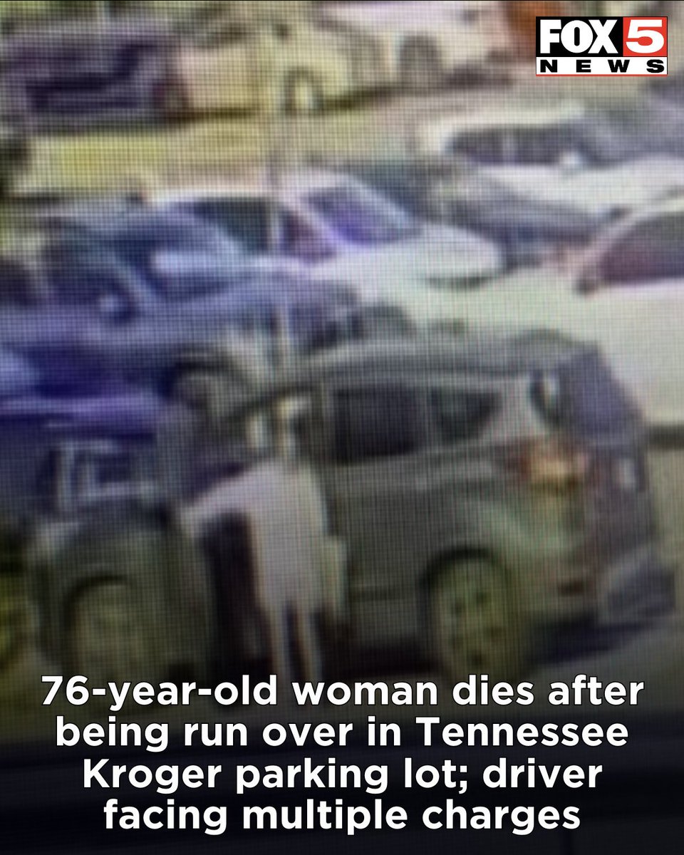 Police say a woman has died after she was run over last month in a Tennessee Kroger parking lot