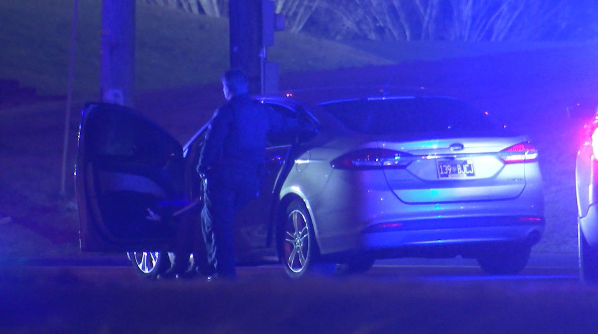 Metro Police are searching for a suspect after shots were fired at a detective’s vehicle in South Nashville