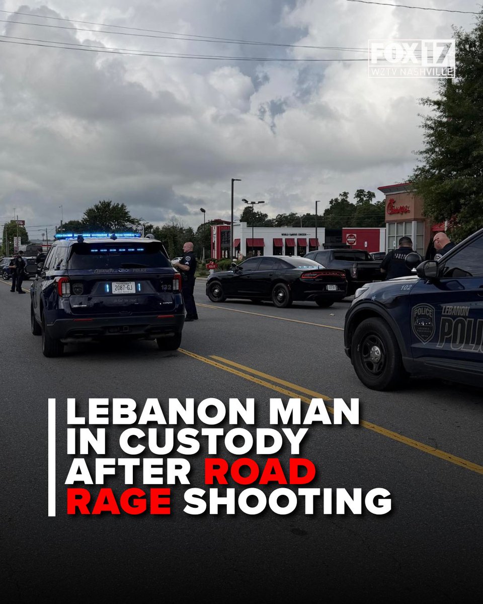 One man is in custody after a road rage incident produced a shots-fired call on South Cumberland Street in Lebanon, police said
