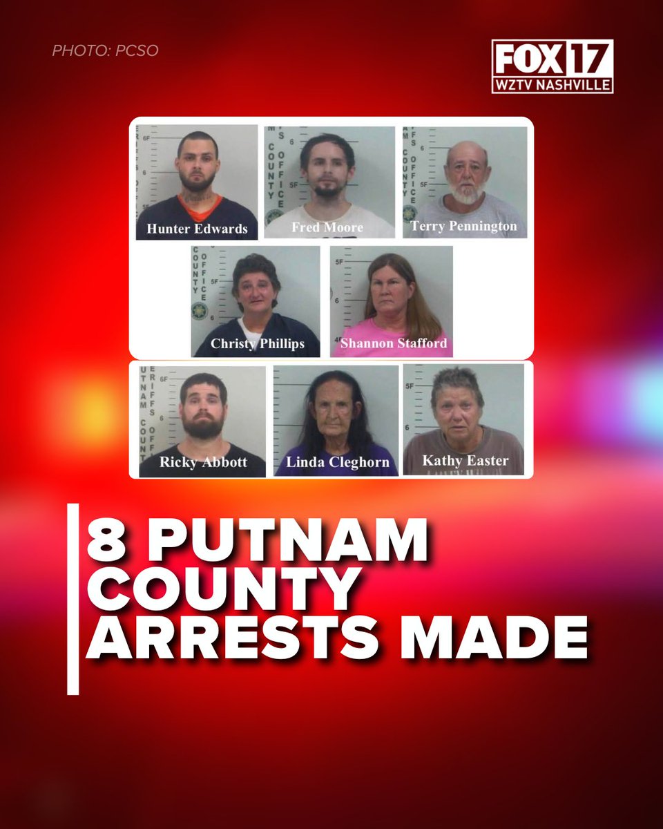 Eight people have been arrested following Operation Protecting Putnam, a months-long drug investigation in Putnam County