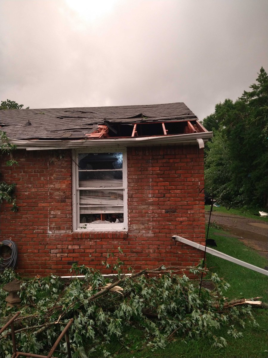 A Clarksville family has been displaced after severe storms hit their home on Tuesday evening. A member of the Montgomery County Amateur Radio Emergency Service reported the damage, checked on the family, and contacted emergency responders. 